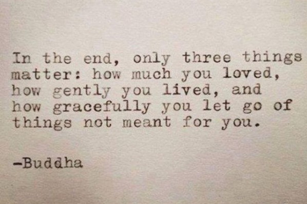In the end...
